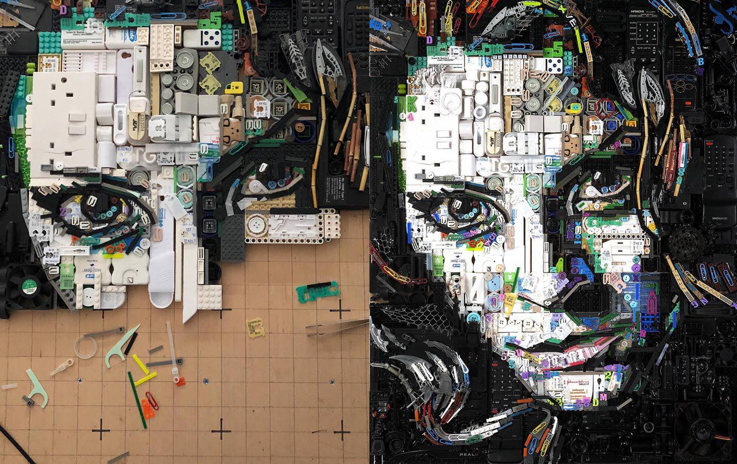 The Recycled Portraits of Zac Freeman