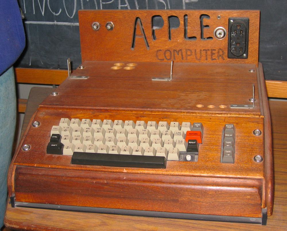Apple 1, the first Apple computer, was released