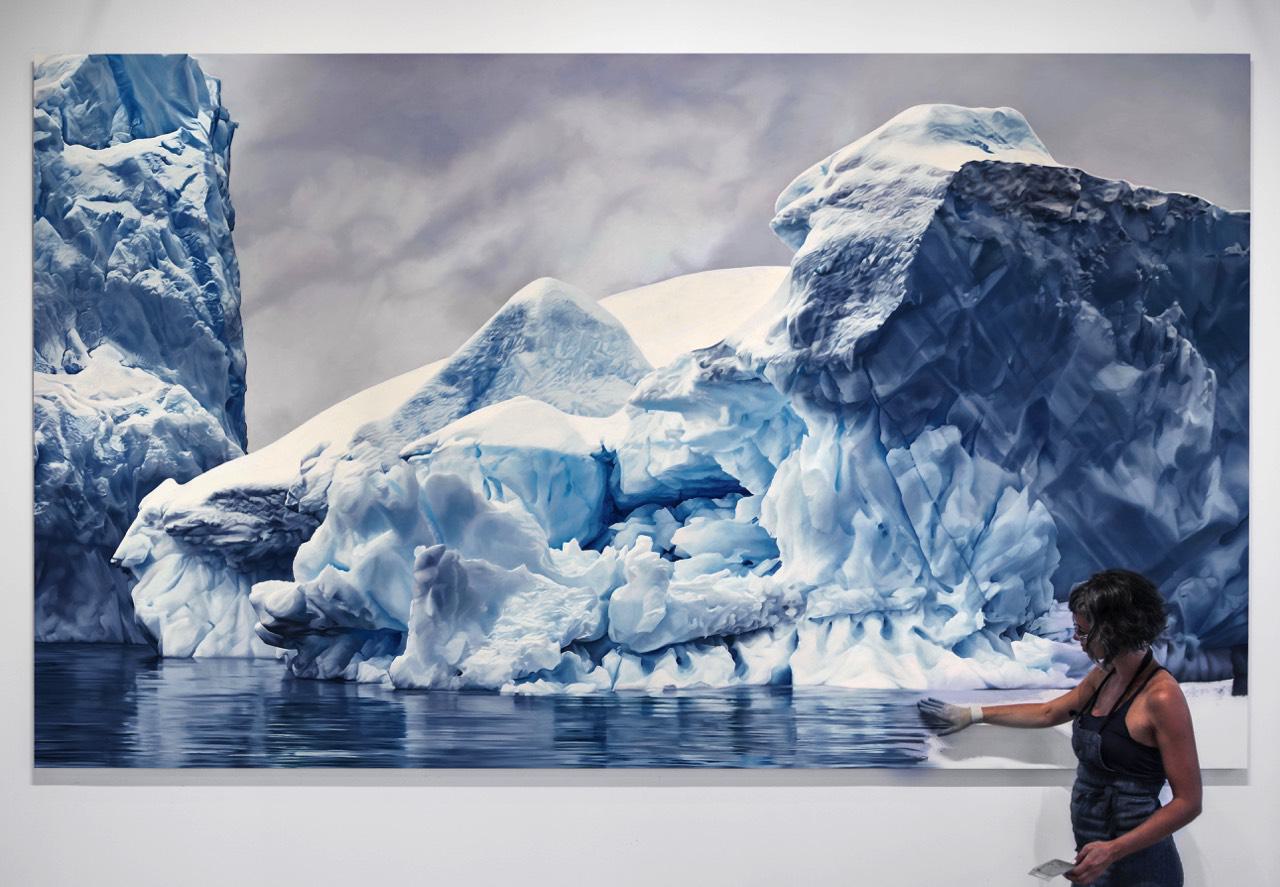 Hyperrealistic Pastel Landscapes by Zaria Forman